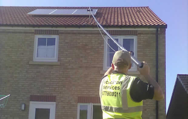 Solar panel cleaning